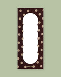 Brown Polka Dot Magnetic Photobooth Frame