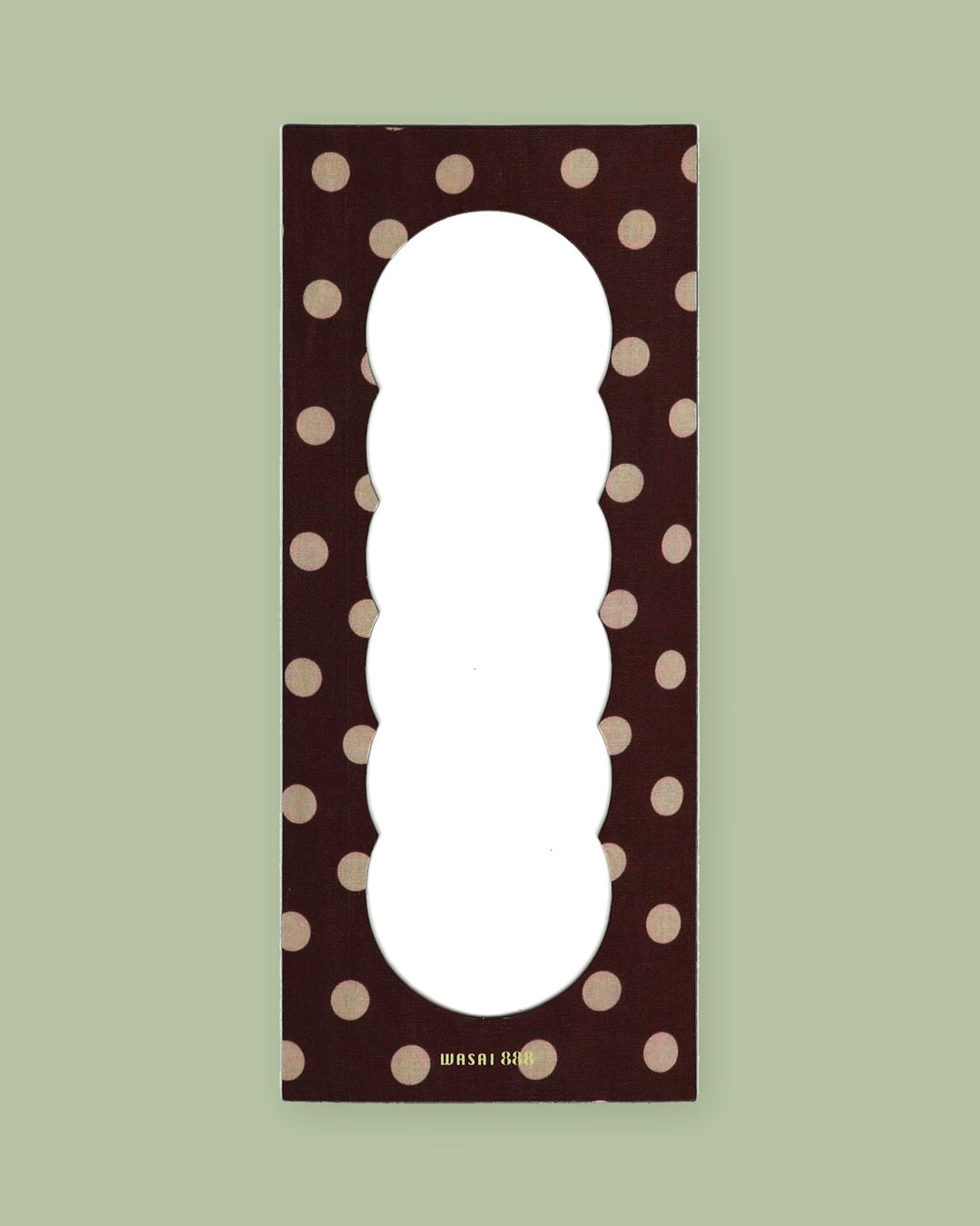 Brown Polka Dot Magnetic Photobooth Frame