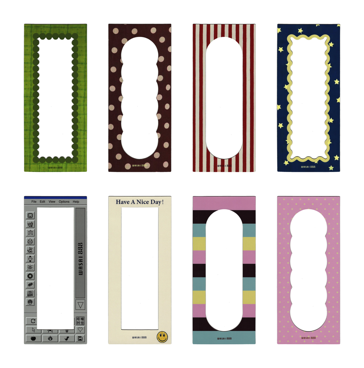 Brown Polka Dot Magnetic Photobooth Frame